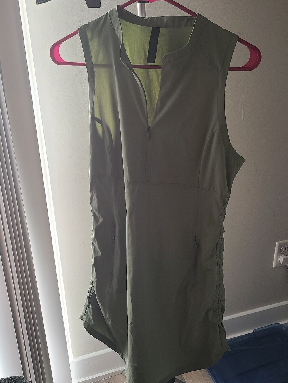 Dark Green Athletic Style Sports Dress